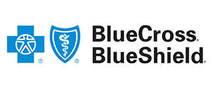 The image features the logo of Blue Cross and Blue Shield, a well-known health insurance company.