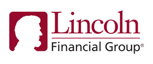 The image is a logo with the text 'LINCOLN FINANCIAL GROUP' and a stylized letter 'L' prominently displayed.